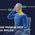 давить головой удерживая рукой